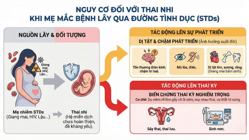 tác động của bệnh lây qua đường tình dục